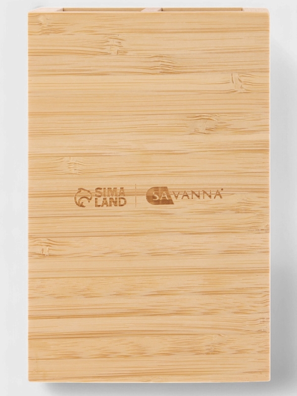 Набор аксессуаров для ванной BAMBOO, бамбук (дозатор. стакан, мыльница)