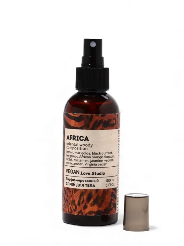 Мист парфюмированный спрей для тела VEGAN.Love.Studio Africa, 150 мл