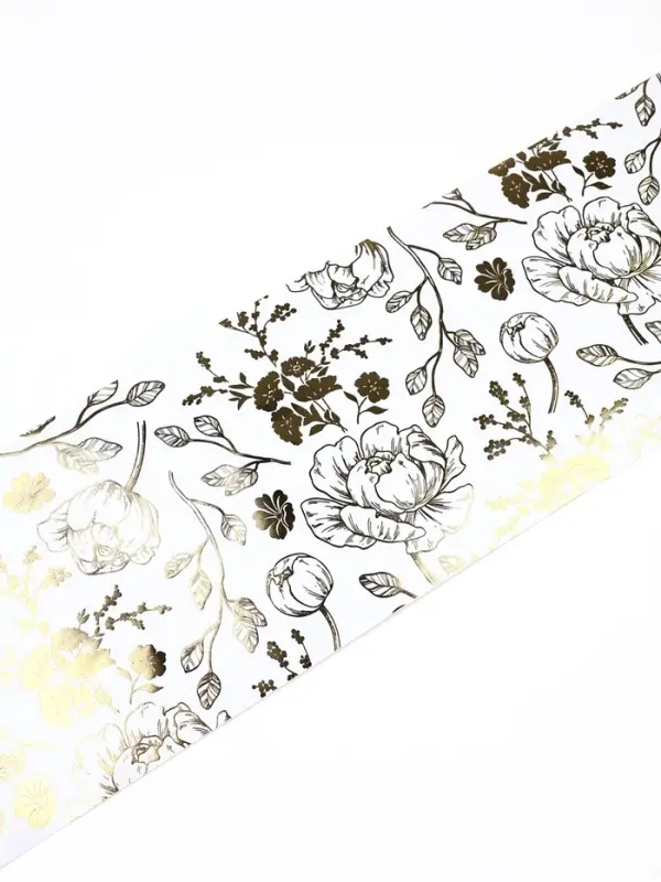 Форма ободок для кулича на Пасху с тиснением &laquo;Цветы&raquo;, 32.2&times;9 см