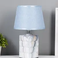 Лампа настольная &laquo;Атриум&raquo; E14, 1х40Вт, синий, RISALUX