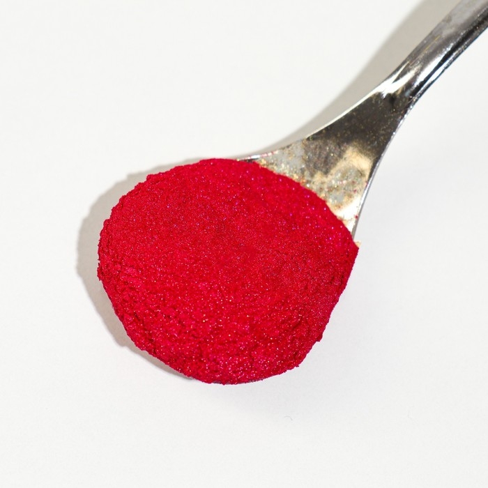 Глиттер кандурин пищевой КондиМир "Красный", фракция 10-60 &micro;m, 5 г