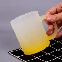 Кружка Grade Fade для сублимационной печати, матовая, желтая