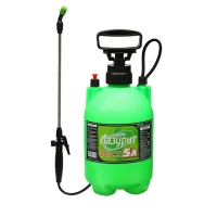 Опрыскиватель помповый, 5 л, пластиковый брандспойт, &laquo;Лазурит&raquo;
