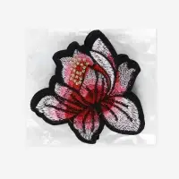 Термоаппликация &laquo;Лотос&raquo;, 8.5&times;8 см, розовая