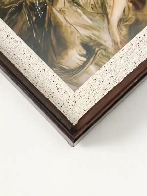 Фоторамка полистоун 13х18 см "Классика" под дерево 21,5х16,5х2,5 см