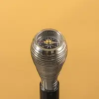 Трость с компасом 94см, латунь, дерево