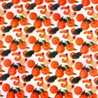 Упаковочная бумага на новый год тишью &laquo;Мандарины&raquo;, 50 х 66 см