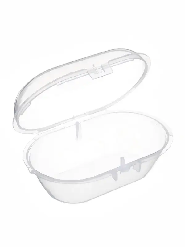 Набор классических пустышек, 2 шт., латекс, айвори/зелёный, в контейнере, от 6 мес., M&B