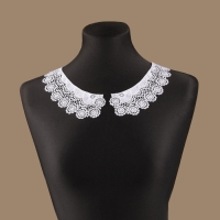 Воротник пришивной, гипюровый, 22 &times; 6,5 см, цвет белый