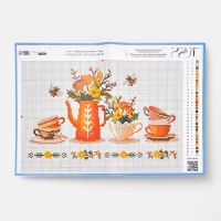Вышивка крестиком 21х30 см "Чайная церемония"