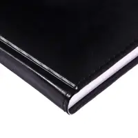 Ежедневник недатированный А5, 160 листов "Небраска", перфорация углов, чёрный