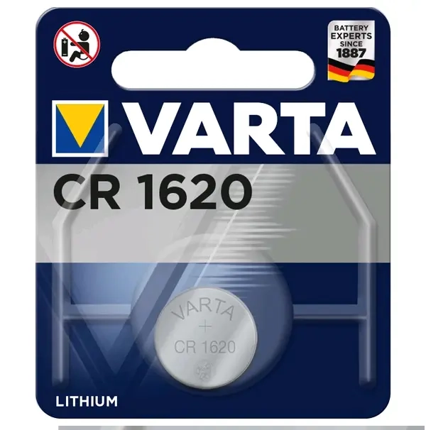Батарейка Varta ELECTRONICS CR1620 BL1 Lithium 3V