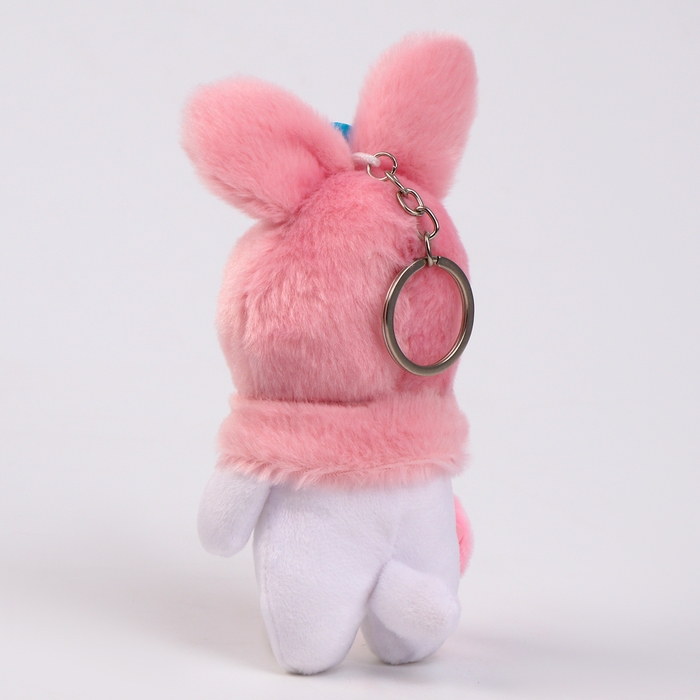 Мягкая игрушка &laquo;Зайка в шапочке&raquo; на брелоке, 12 см