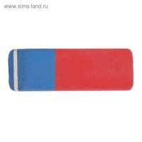 Ластик Faber-Castell каучук 7070, 50 х 18 х 8, двухсторонний для карандашей и чернил, красно-синий
