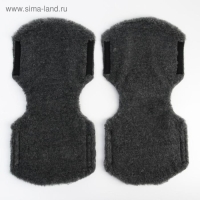 Варежки-муфты на ручку коляски, 2 шт., стеганные, цвет серый Варежки-муфты на ручку коляски, 2 шт., стеганные, цвет серый