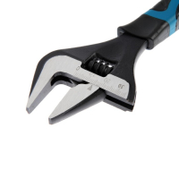 Ключ разводной с тонкими губками ТУНДРА, 2К рукоятка, раскрытие губок до 38 мм, 200 мм