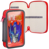 Пенал каркасный с эффектом металлик, 2 секции, 125х205х40 мм, ламинированный картон, Трансформеры Пенал каркасный с эффектом металлик, 2 секции, 125х205х40 мм, ламинированный картон, Трансформеры