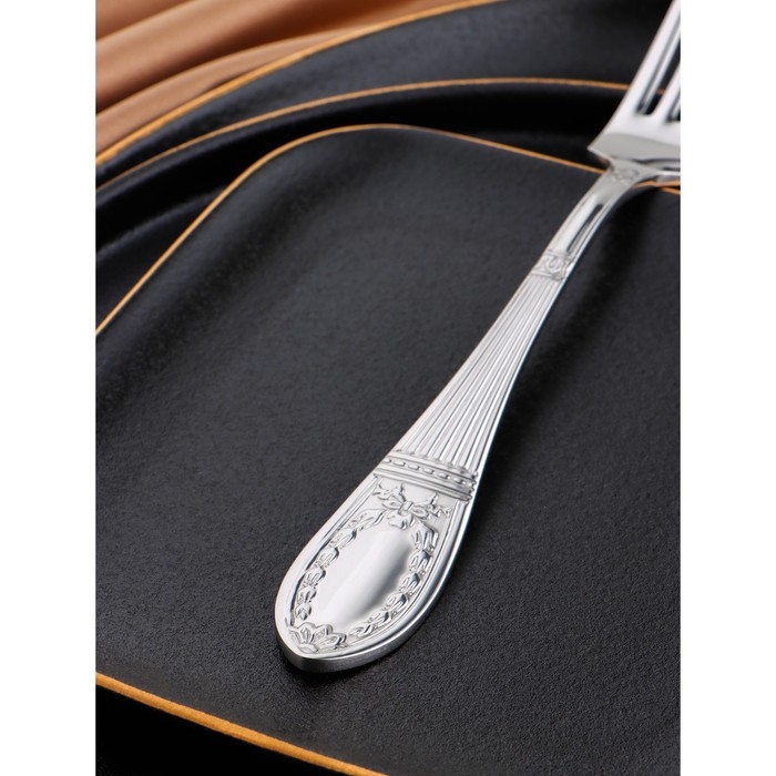 Вилка столовая &laquo;Беркли&raquo;, h=20,6 см, толщина 3 мм, цвет серебряный