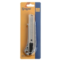 Нож универсальный ТУНДРА, металлический корпус, 18 мм Нож универсальный ТУНДРА, металлический корпус, 18 мм