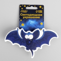 Светодиодная игрушка &laquo;Летучая мышь&raquo; 12.5 &times; 7 см, батарейки AG13х3 (в комплекте), свечение мульти