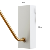 Бра "Свейн" Е27 40Вт бело-медный 12х27,5х28 см Бра "Свейн" Е27 40Вт бело-медный 12х27,5х28 см