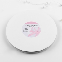 Лента бархатная, 10 мм, 18 &plusmn; 1 м, цвет бордовый №43