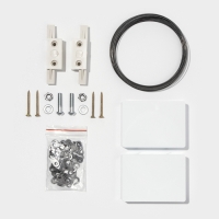 Карниз - струна, двухрядный, 3,5 м, металлический крючок