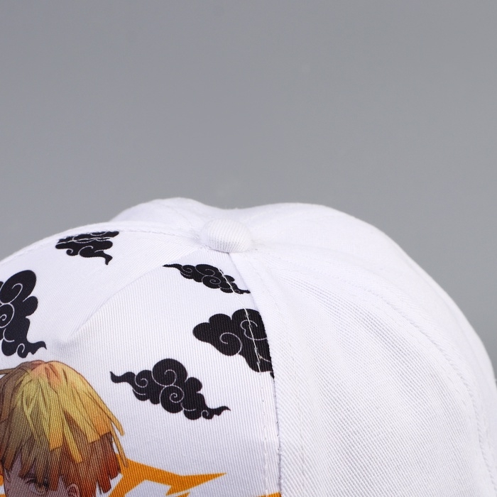Кепка детская для мальчика &laquo;Аниме&raquo;, цвет белый, р-р 52-54 5-7 лет