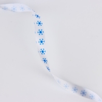 Лента для декора и подарков &laquo;Снежинка&raquo;, 0.5 см х 200 м, Новый год