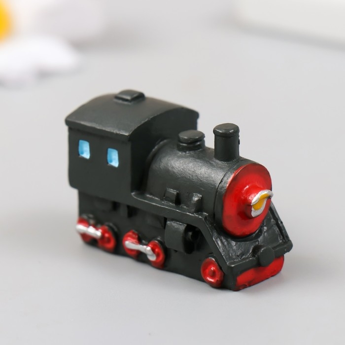 Фигурка для флорариума полистоун Фигурка для флорариума полистоун "Ретро поезд" 4х1,5х2,5 см