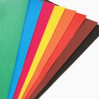 Картон цветной, А4, 8 листов, 8 цветов, немелованный, двусторонний, в папке, 220 г/м&sup2;, Мстители