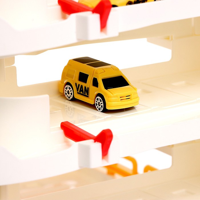 Парковка «Городская», с лифтом, 5 уровней, 8 машинок, световые и звуковые эффекты Парковка «Городская», с лифтом, 5 уровней, 8 машинок, световые и звуковые эффекты