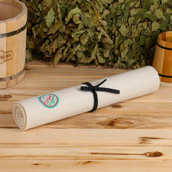 Банный коврик - лежак  "С Новым Годом" 150&times;50 см