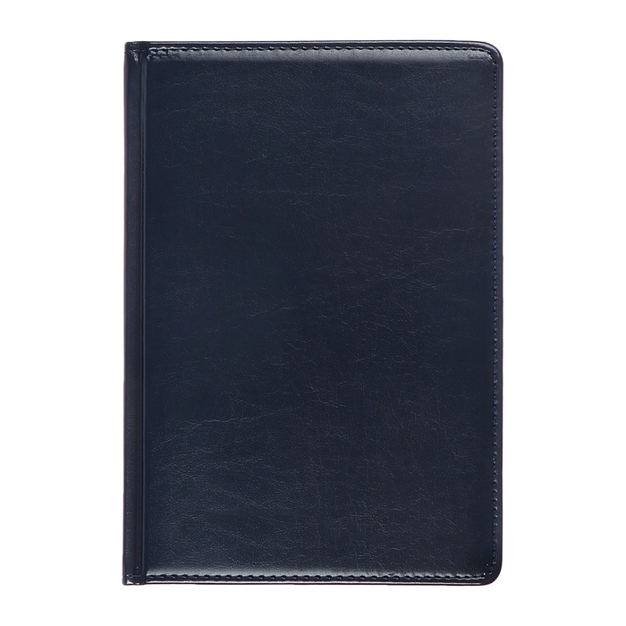 Телефонная книга А5, 64 листа deVENTE. Bravo, твердая обложка из искусственной кожи с поролоном, кремовый блок 70 г/м2, синий