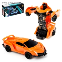 Робот инерционный «Автобот», трансформируется при столкновении, цвета МИКС Робот инерционный «Автобот», трансформируется при столкновении, цвета МИКС