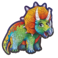 Пазл деревянный фигурный «Трицератопс», 61 элементов Пазл деревянный фигурный «Трицератопс», 61 элементов