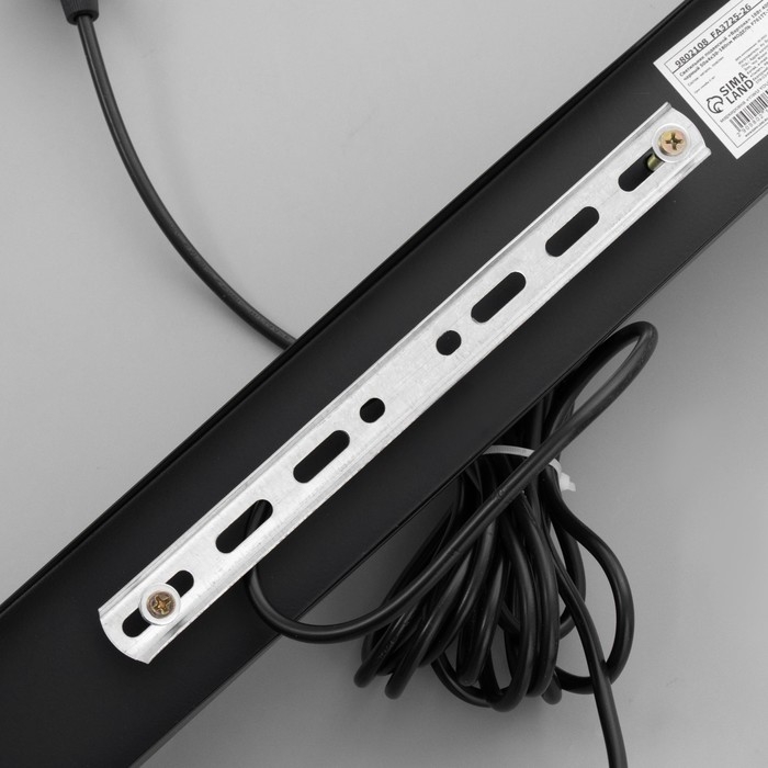 Светильник BayerLux Подвес "Вартона" 3хLED 18Вт 4000К черный золото 50х4х30-180см