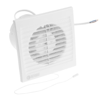 Вентилятор вытяжной "КосмоВент" В100ВК-ок, d=100 мм, 10 Вт, 105 м&sup3;/ч, с выключ, обр. клапан