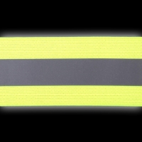 Повязка нарукавная светоотражающая, эластичная, на липучке, 35 &plusmn; 1 &times; 3,8 см