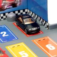 Парковка &laquo;Мега паркинг&raquo;, 6 металлических машин + коврик