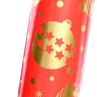 Новогодняя хлопушка пневматическая &laquo;Золотые шарики&raquo;, 30 см, на новый год