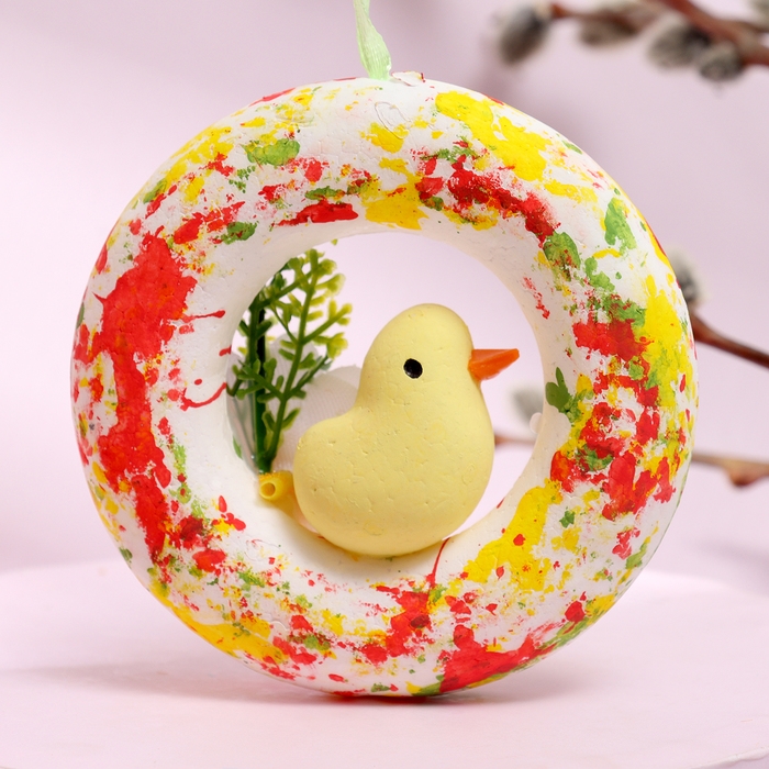 Декоратинвая пасхальная подвеска &laquo;Цыплёнок&raquo; 2 &times; 9 &times; 9 см