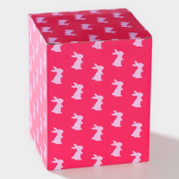 Конфетница Доляна &laquo;Зайка&raquo;, 12&times;12&times;14,7 см, цвет белый