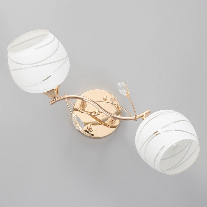 Люстра потолочная Люси 2хE27 40Вт Золото Люстра потолочная Люси 2хE27 40Вт Золото