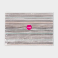 Салфетка сервировочная на стол &laquo;Дождь&raquo;, 45&times;30 см, серая