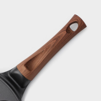 Сковорода-оладница литая Доляна &laquo;Смайлы&raquo;, d=26 см, ручка soft-touch, цвет чёрный