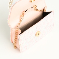 Сумка детская для девочки на клапане «Выбражулька», цвет розовый Сумка детская для девочки на клапане «Выбражулька», цвет розовый