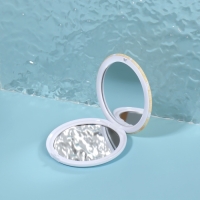 Зеркало складное «Нежность», d = 7,5 см, цвет жёлтый Зеркало складное «Нежность», d = 7,5 см, цвет жёлтый