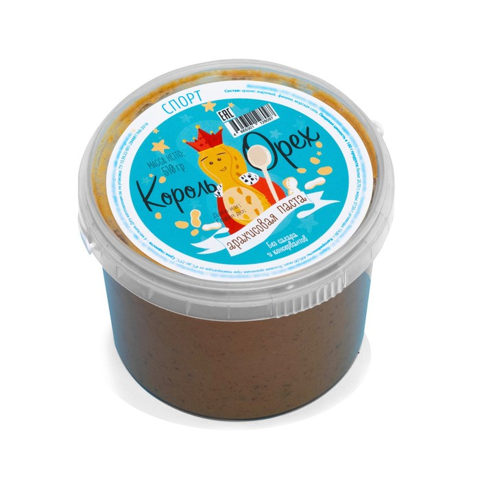 Арахисовая паста &laquo;Король Орех&raquo; спорт, 510 г