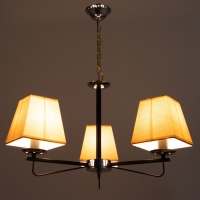 Люстра "Жозефина" 3хЕ14 40Вт чёрно-хромовый 58х58х34 см BayerLux Люстра "Жозефина" 3хЕ14 40Вт чёрно-хромовый 58х58х34 см BayerLux